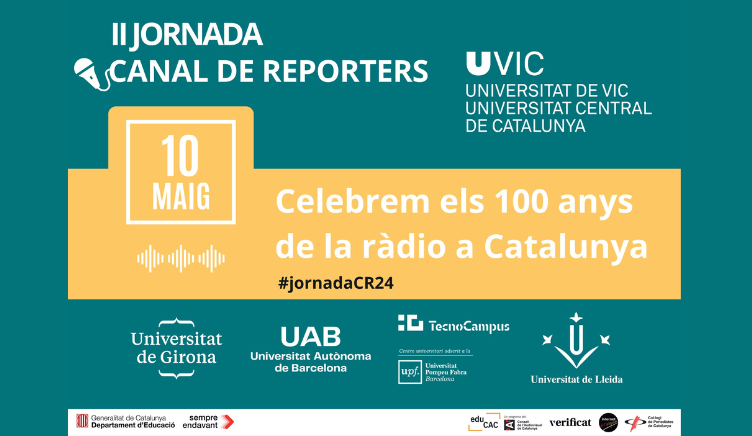 Cartell de la II Jornada Canal de reporters