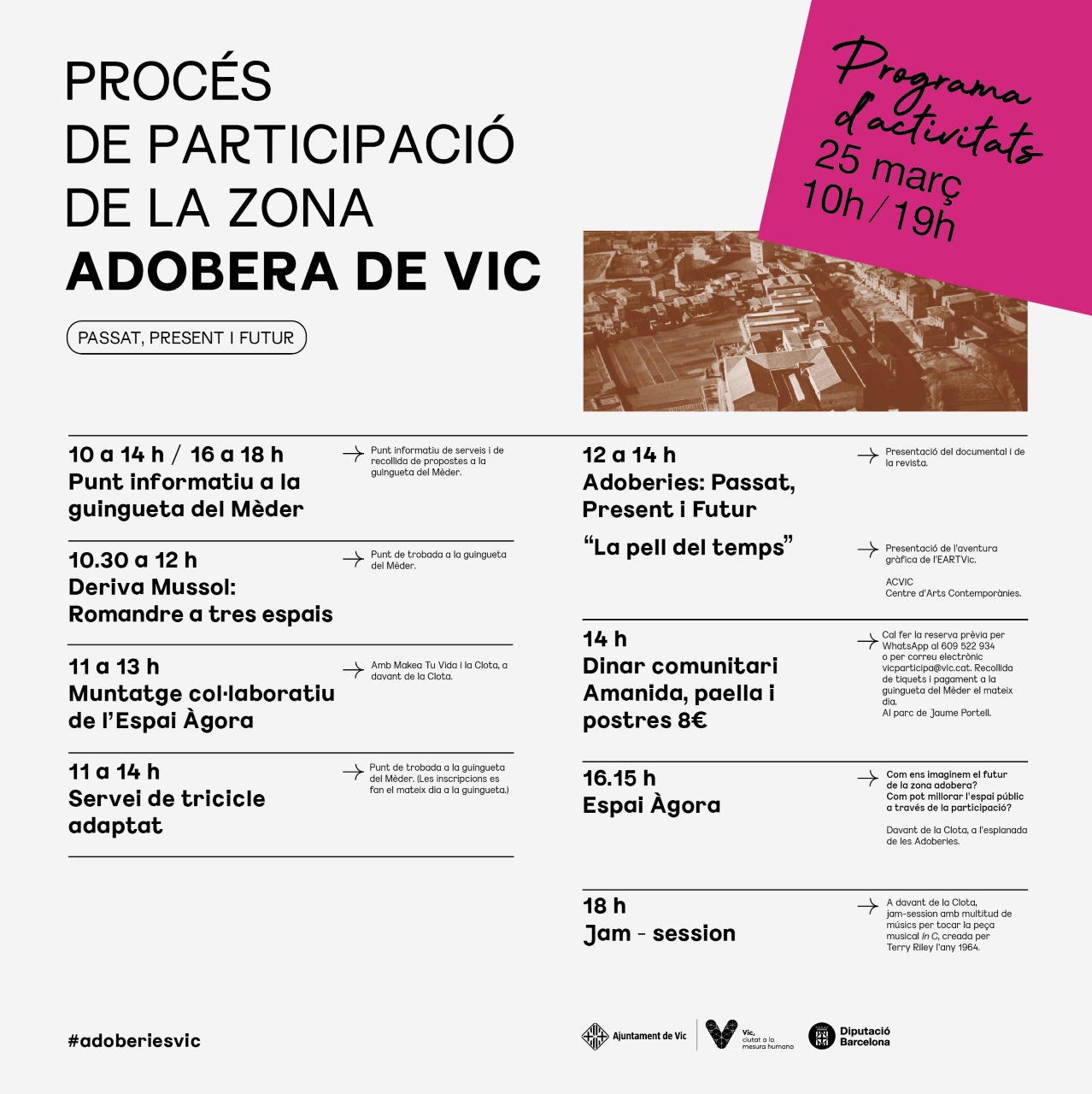 Presentació de la revista sobre el projecte Memòria participativa, les històries de vida de les adoberies
