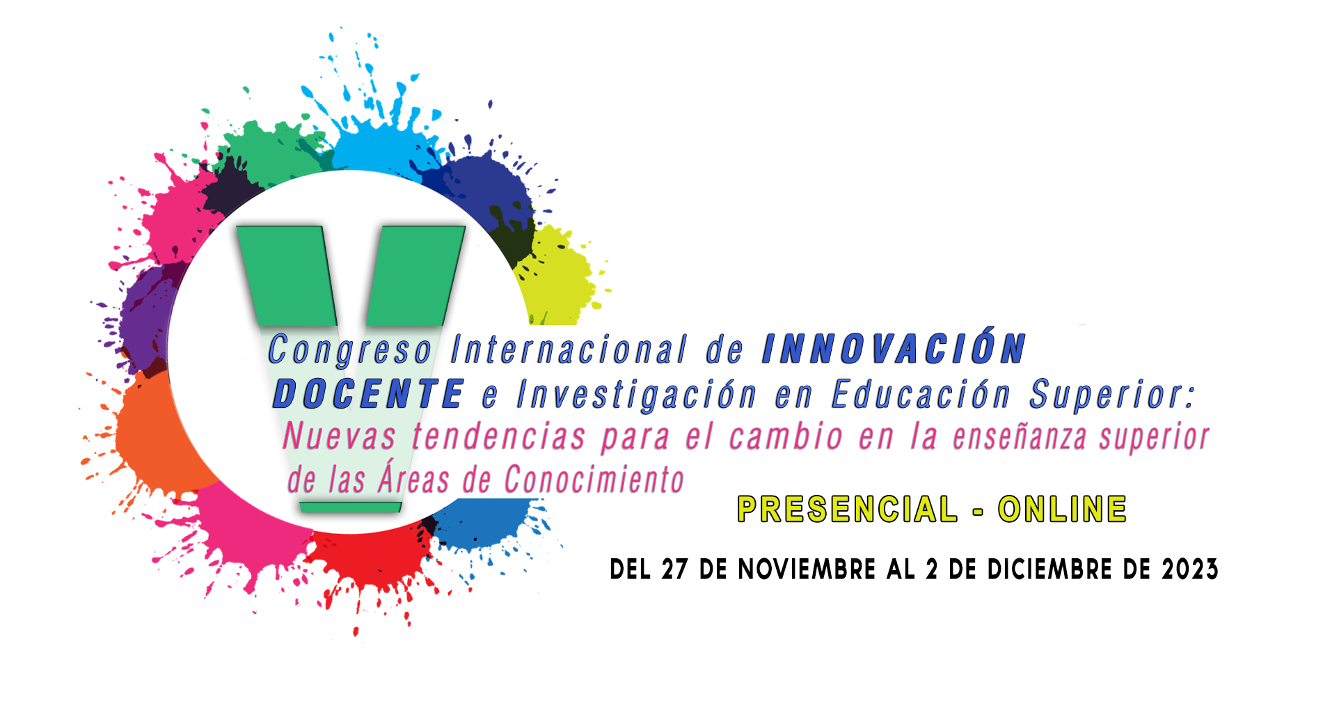 Les investigadores del grup Glossa Núria Camps i Teresa Puntí, al V Congreso Internacional de Innovación Docente e Investigación en Educación Superior