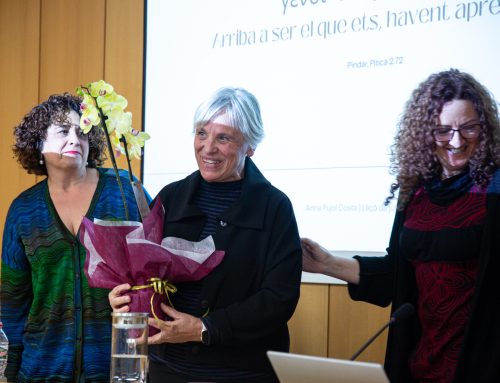 Anna Pujol pronuncia la seva lliçó de jubilació