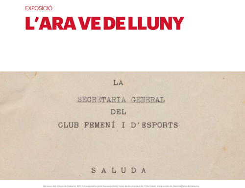 Exposició | L’ara ve de lluny