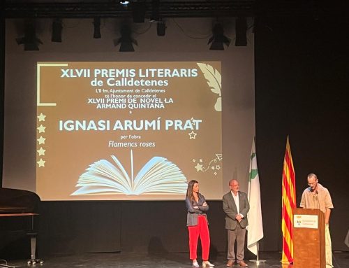 Ignasi Arumí guanya el Premi de Novel·la Armand Quintana amb «Flamencs roses»