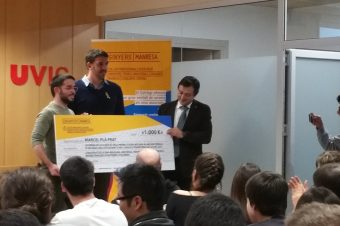 Marcel Pla has been the winner of the UVic-CETIM awards for the best Final Degree Projects (TFG)