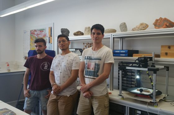 Jaime Aparicio, Brandon Aranibar and Adrian Montealegre are carrying out a Summer Traineeship at MECAMAT Research Group