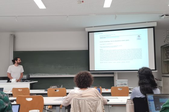 On July 31, 2025, Judit Molera Delivered a Lecture in the Master’s Course Material Science and Archaeological Ceramics: Ancient Pottery and its Pigments at the University of Tübingen