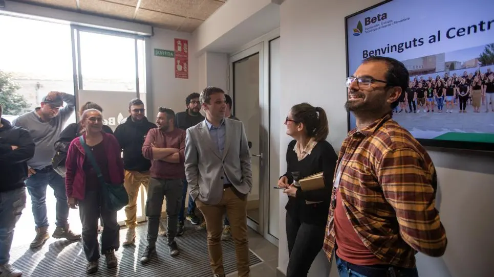 El CT BETA acull una comitiva de professionals italians del sector agroalimentari que visita la Catalunya central
