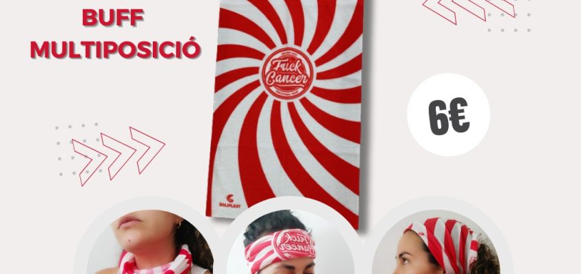 Ja pots adquirir el BUFF solidari #UVicFuckCancer !