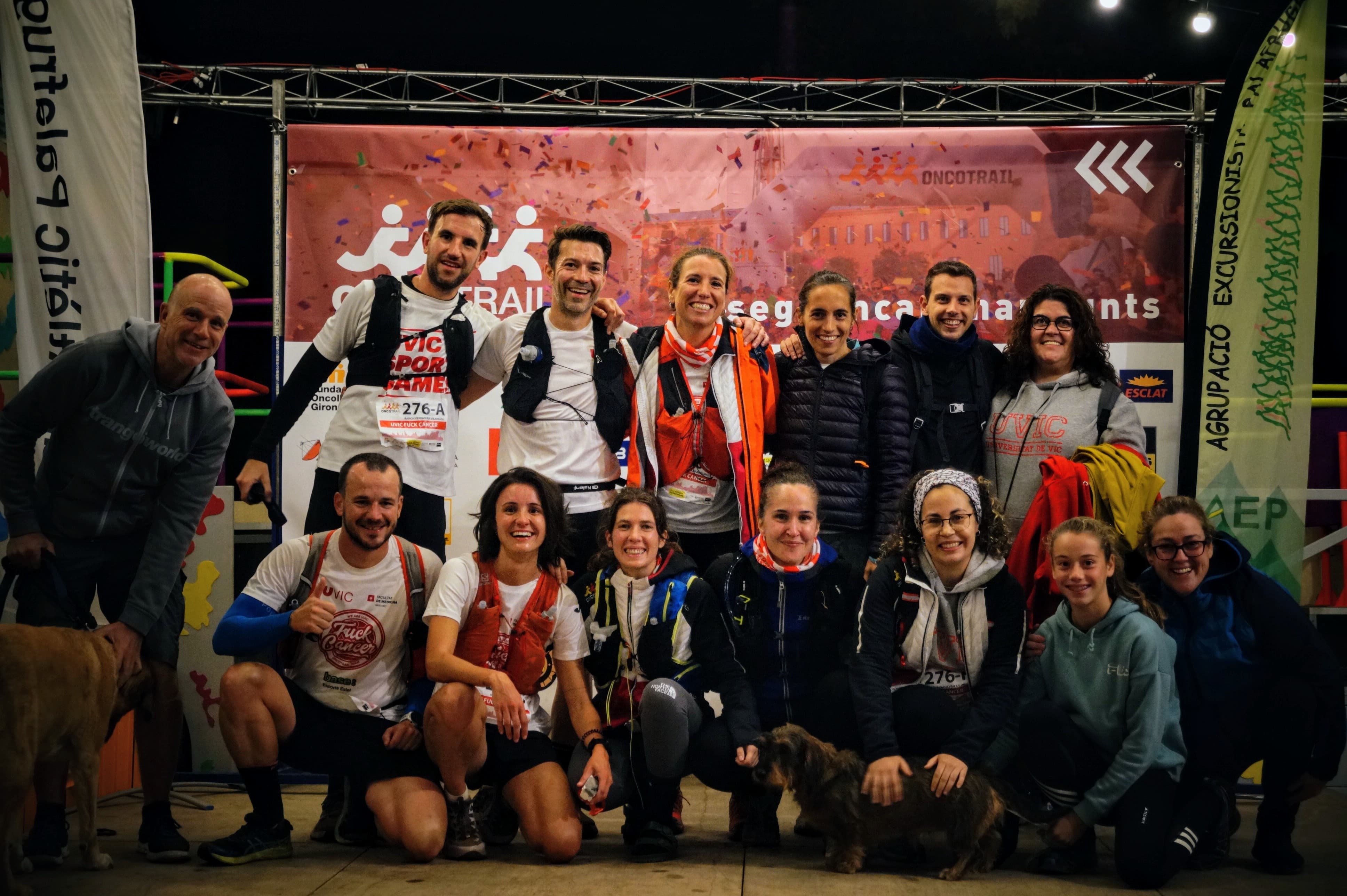 L’equip UVicFuckCancer aconsegueix 1.500€ participant a la Cursa de l’Oncotrail