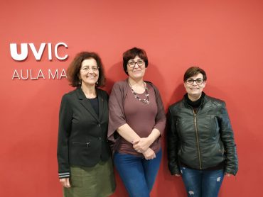 La Sra. Soledat Rubio, de la Universitat de València (UV) visita la UVic-UCC el dia 29/04/2019 amb la finalitat d’implantar el projecte de les Tertúlies de Literatura Científica (TLC) a la UV