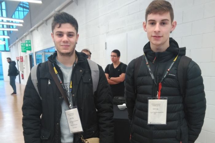 Dos alumnes del CFGS de Desenvolupament d’Aplicacions Multiplataforma participen en l’entrenament del Campionat de Catalunya de creació de pàgines web