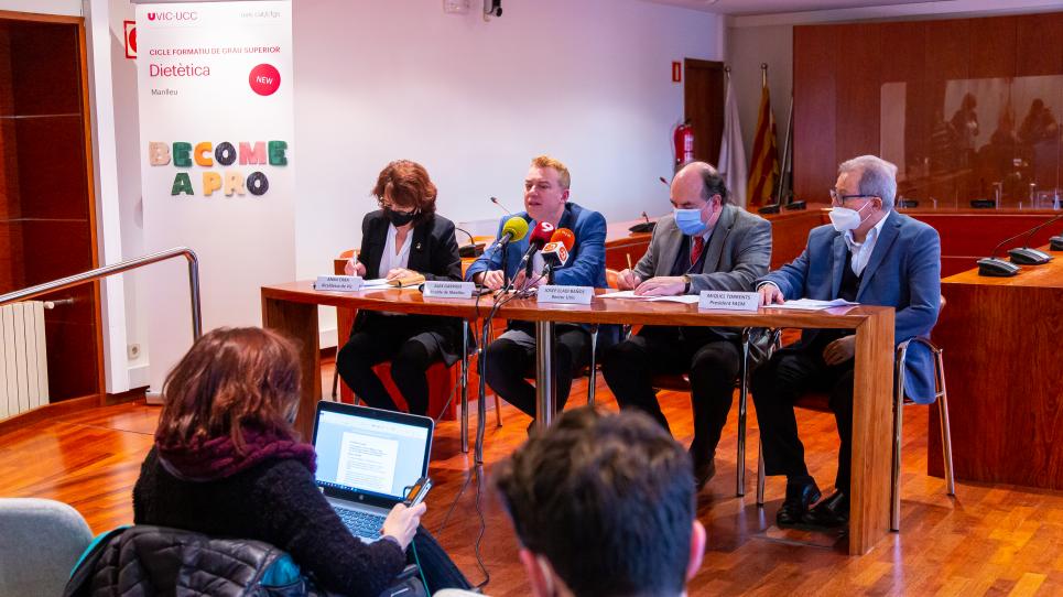 La UVic-UCC començarà a impartir docència a Manlleu el curs que ve amb un nou cicle formatiu de grau superior