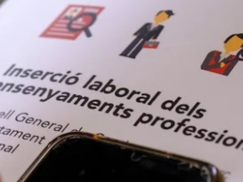 L’ocupació laboral dels graduats d’FP continua en creixement