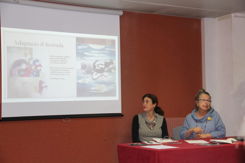 Mia Güell i Xus Ugarte convidades a parlar sobre llegendes i aprenentatge de la llengua a Perpinyà