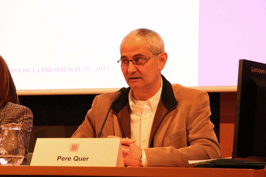 Pere Quer presenta un llibre sobre Pompeu Fabra a l’IEC