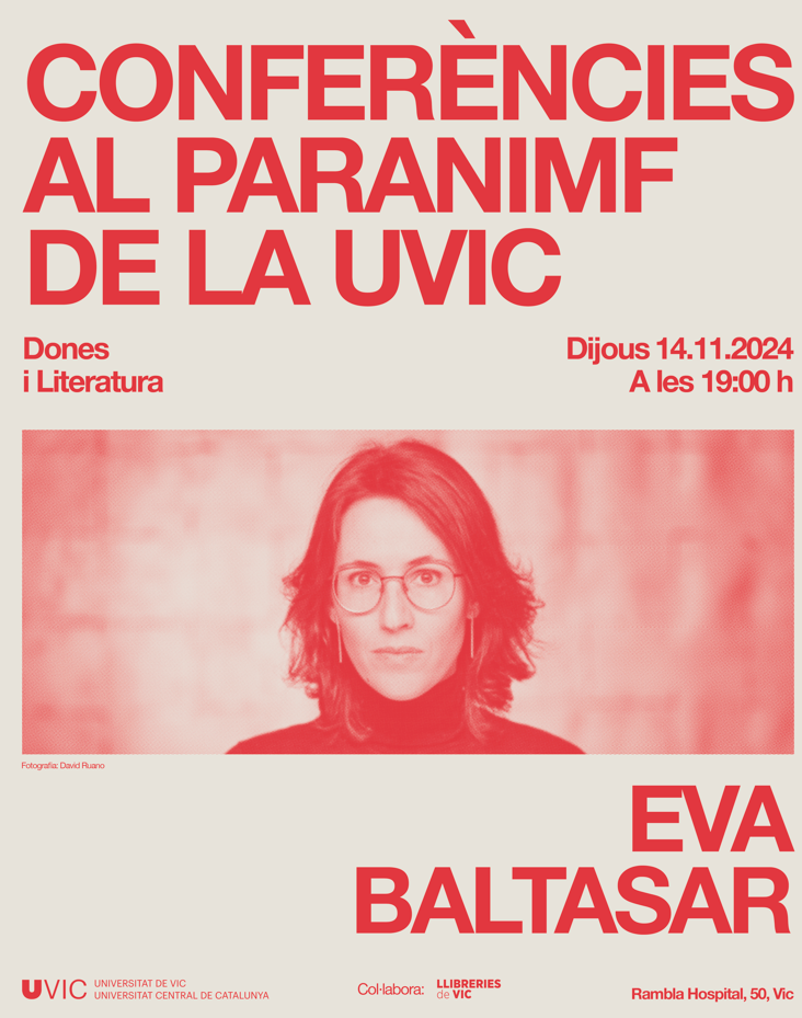 Eva Baltasar tanca el cicle “Dones i literatura” de la UVic-UCC