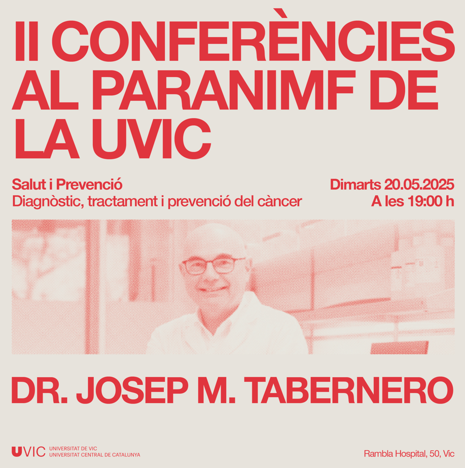 Tanquem el cicle amb el Dr. Tabernero