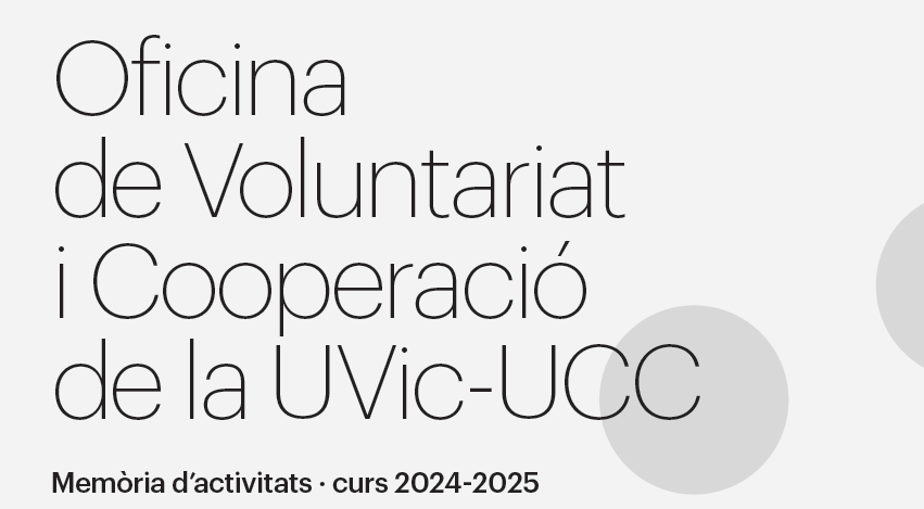 Ja disponible la memòria del curs 2024/2025